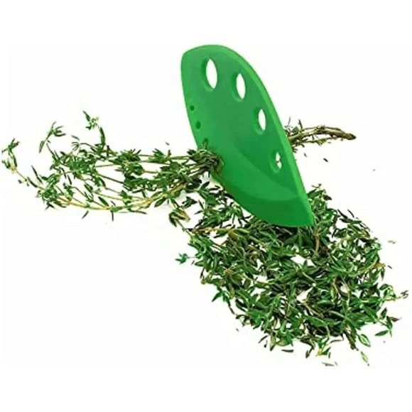 Herb Stripper 8 Holes Kitchen Tool Stripping Thyme, Rosemary, Oregano Kale Spice - Picture 2 of 9